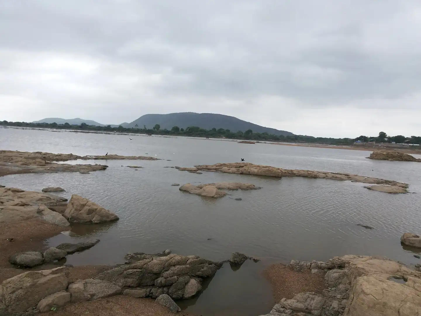 Godavari river in Modela, Luxettipet, Adilabad, Telangana, India