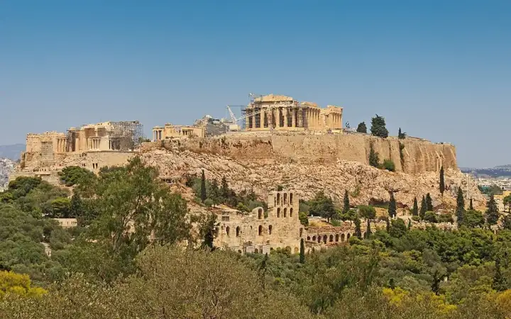 Attica 06-13 Athens View from Philopappos - Acropolis Hill