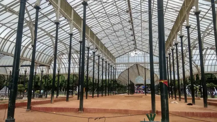 Glass House at Lal Bagh Botanical Garden Bangalore