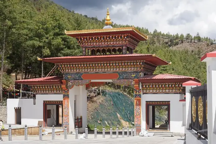 Gate at the Buddha Dordenma statue complex, Thimphu