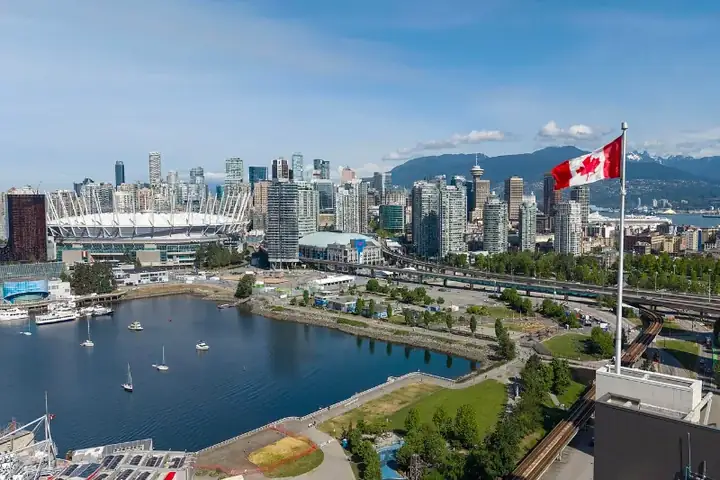 Skyline of Vancouver, BC