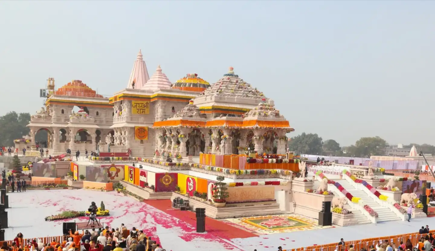 Ayodhya Ram Mandir Inauguration Day Picture