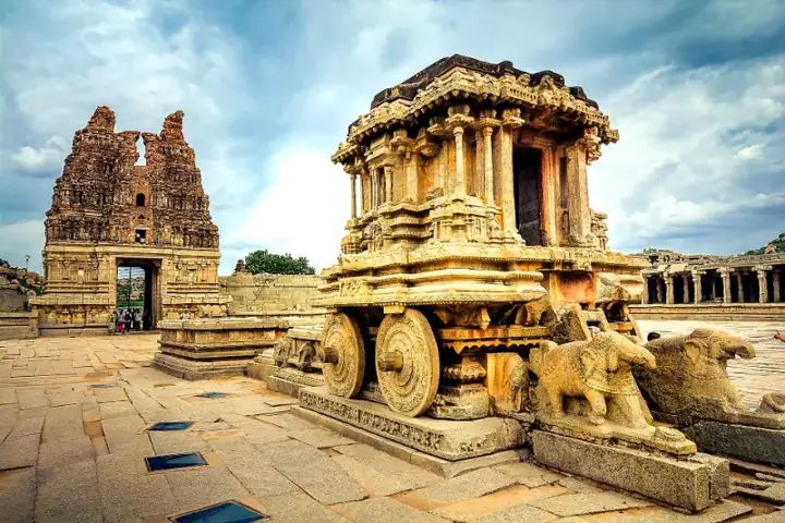 Iconic Stone Chariot @ Vittala Temple, Hampi, Karnataka