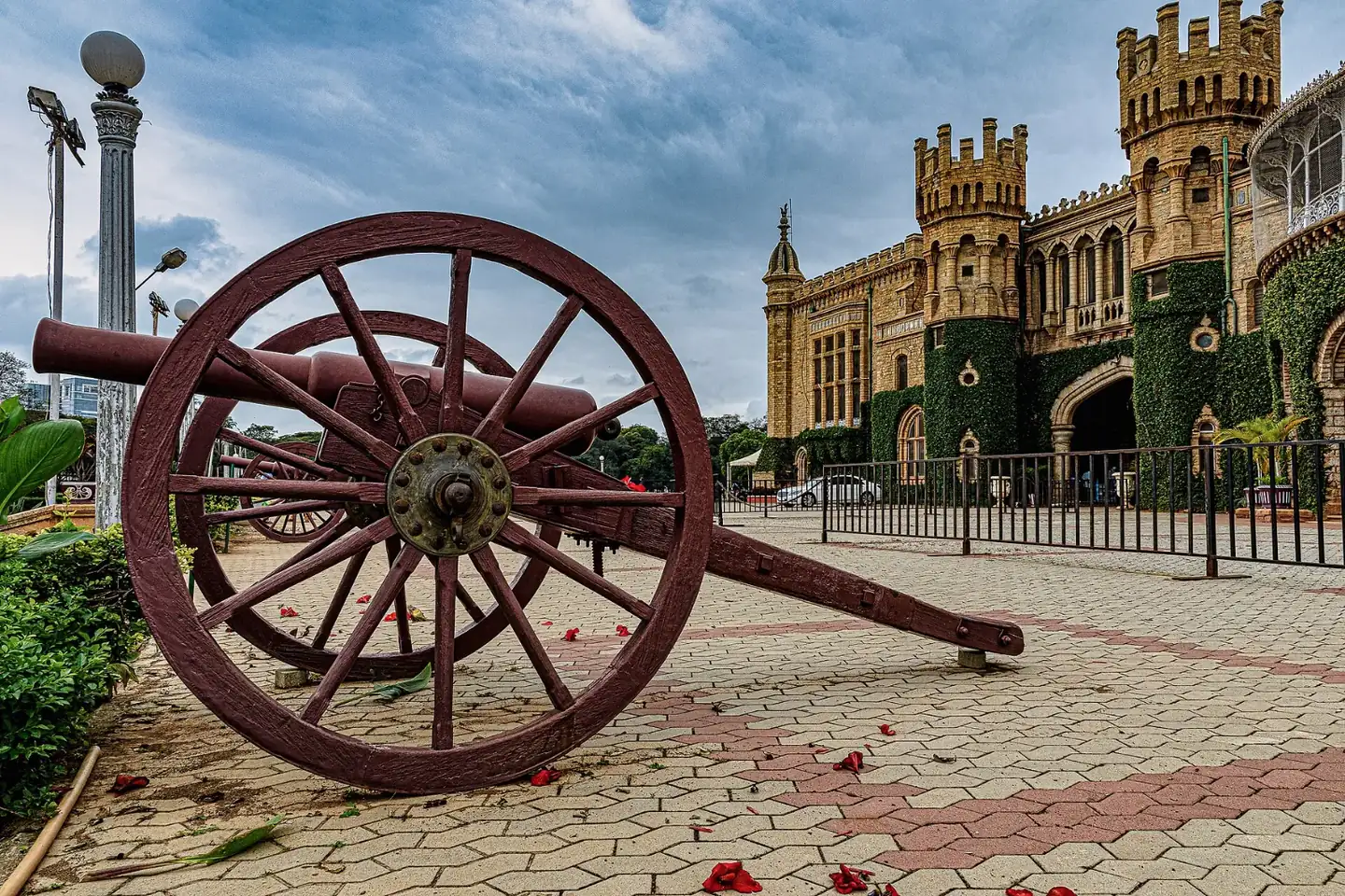 CANNON BEFORE BANGALORE PALACE