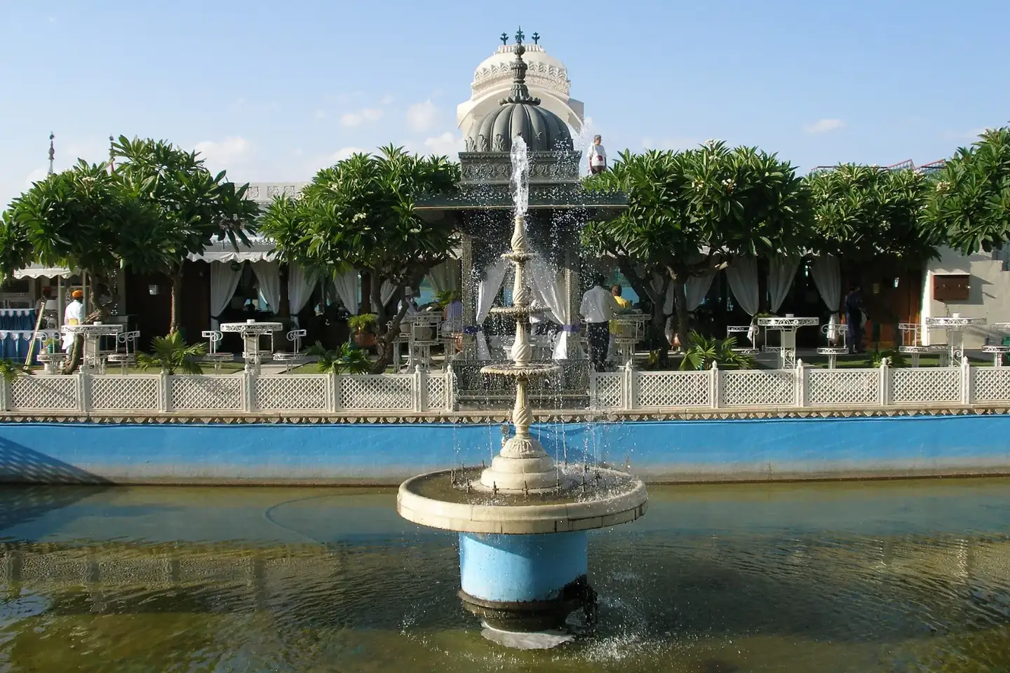 Udaipur, India, Jag Mandir Palace, Fountains