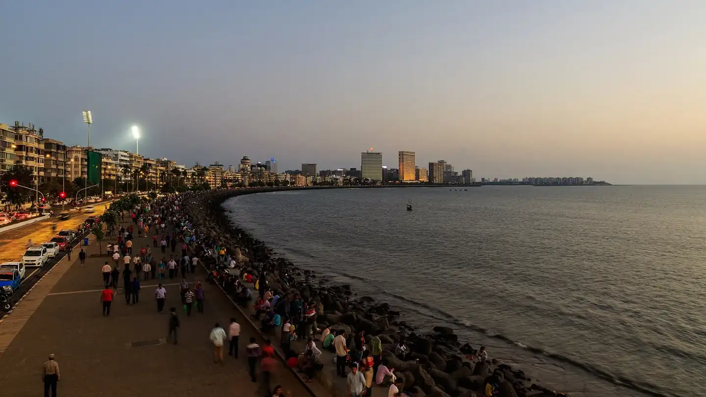 Mumbai 03-2016 evening at Marine Drive