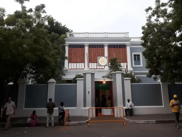 Sri Aurobindo Ashram, a spiritual ashram of Sri Aurobindo in Pondicherry
