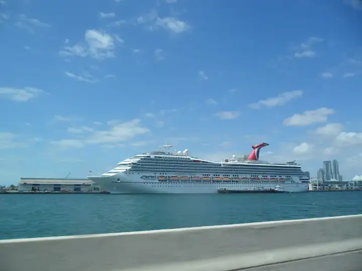 Carnival Glory Cruise Ship in PortMiami Florida