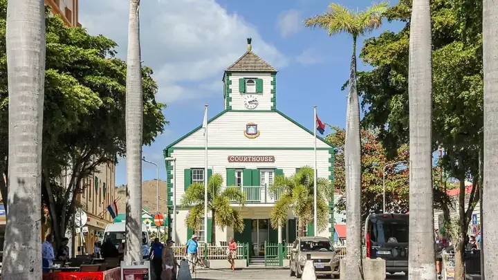 St Maarten Philipsburg Wathey Square Courthouse
