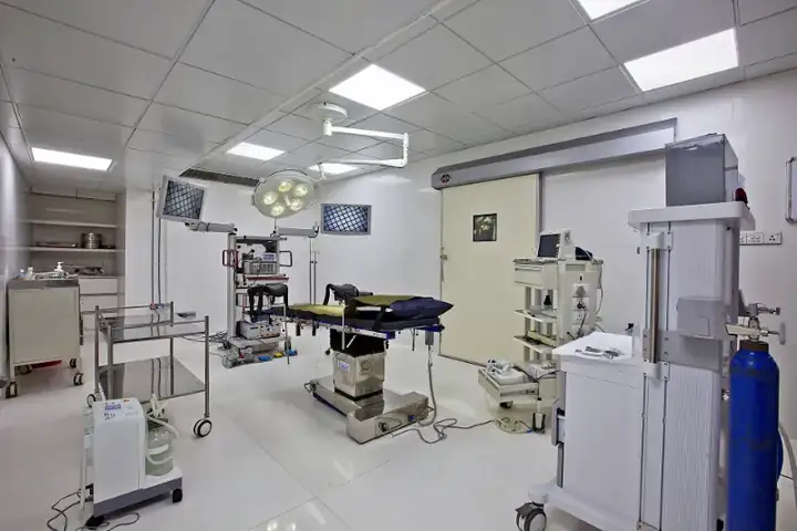 Laparoscopic operating theatre