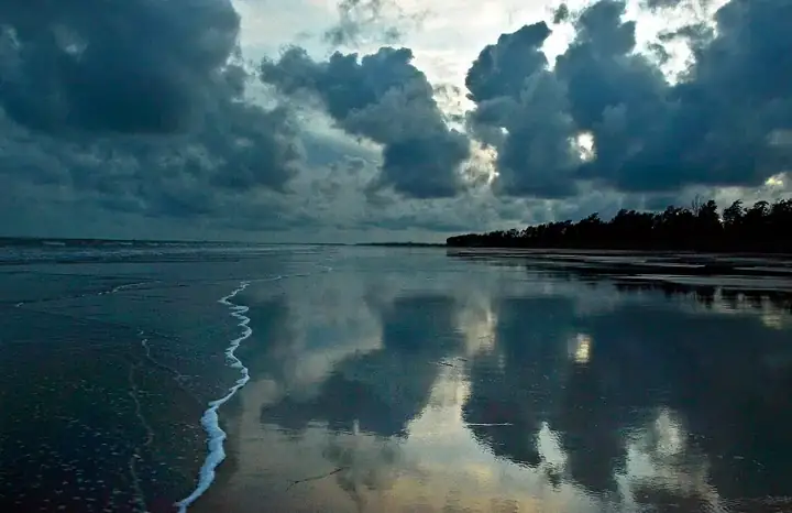 Sea shore of Bay of Bengal