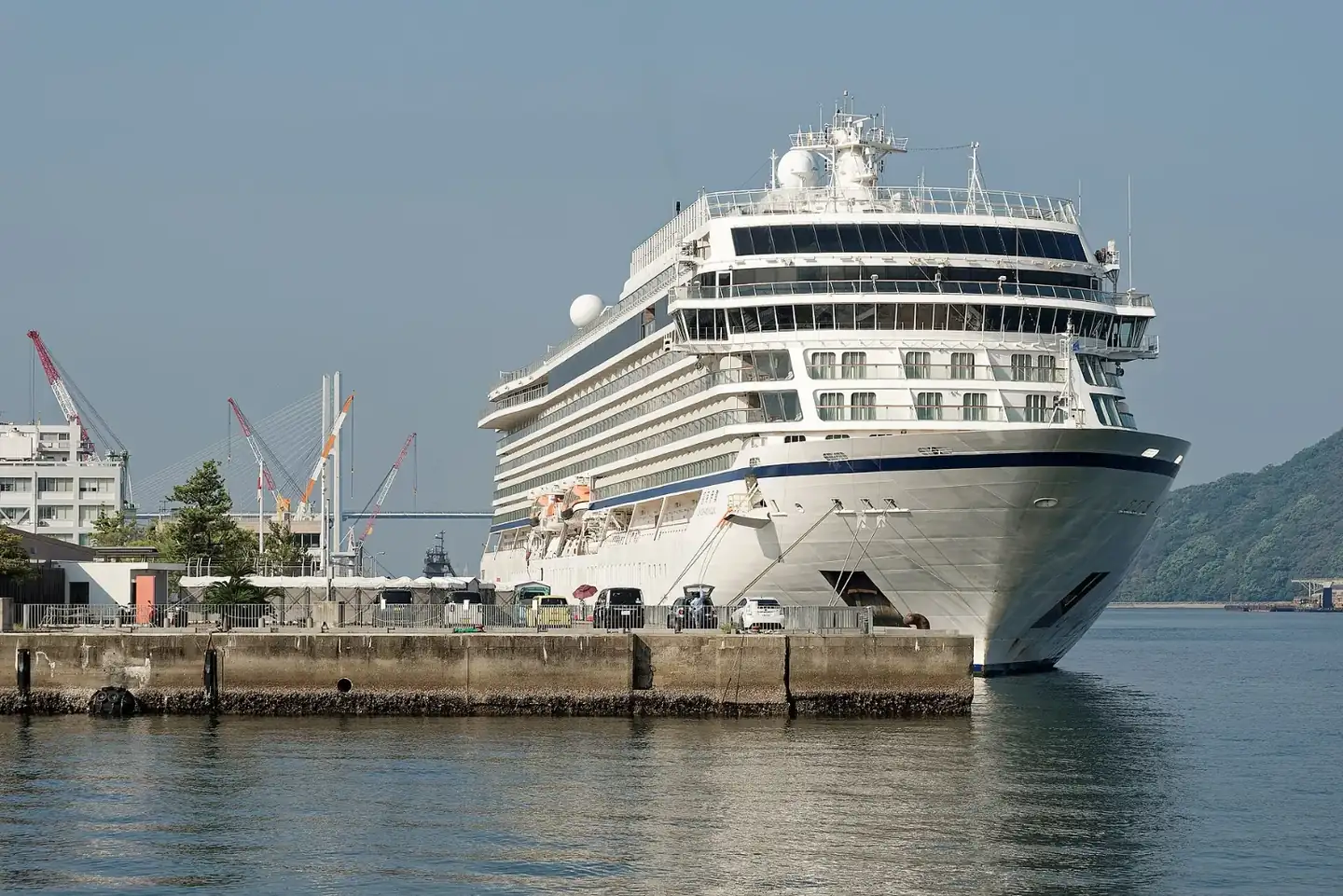 Cruise ship in the Port of Nagasaki