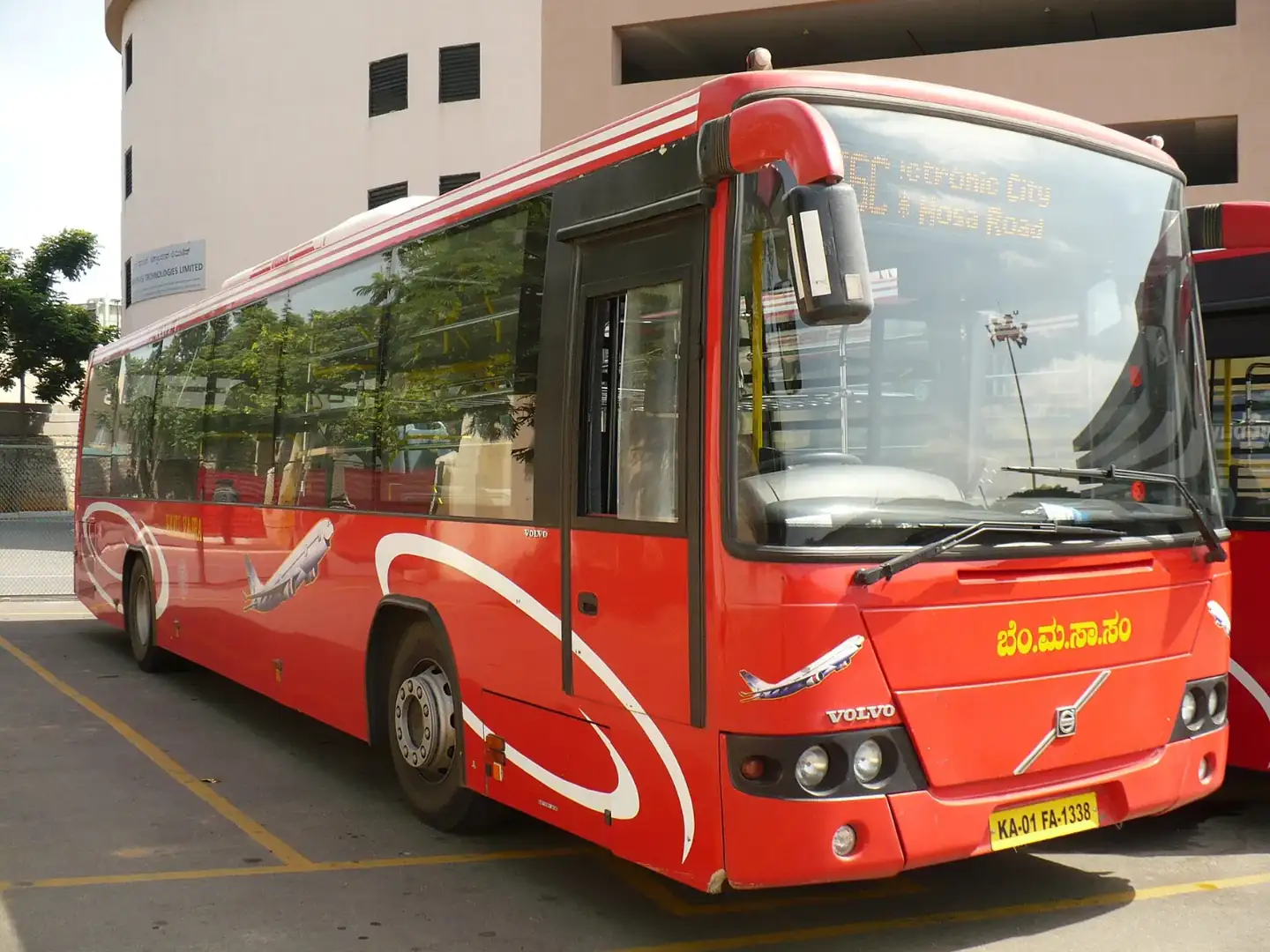 Bangalore Metropolitan Transport Corporation Volvo bus, India