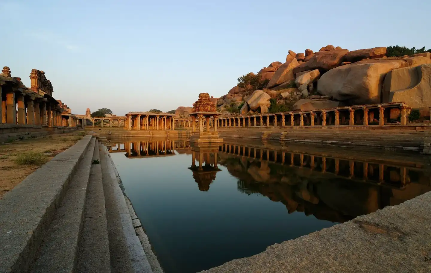 Krishna Pushkarani - Hampi Ruins