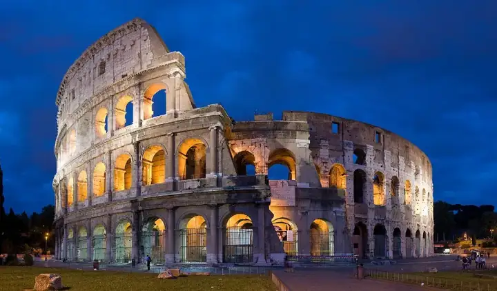 Colosseum in Rome, Italy - April