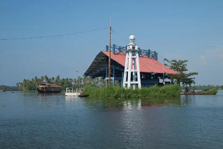 Kerala backwaters, House, India