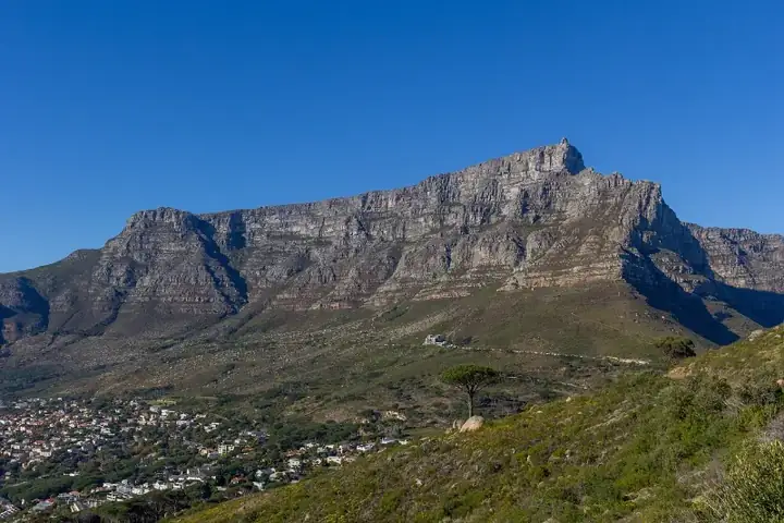 View of Table Mountain from Signal Hill