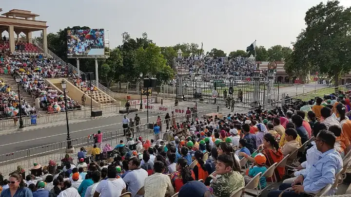 Wagah Attari border -Wagah -Punjab