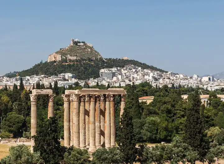 From Temple of Olympian Zeus to Lycabetus Athens Greece