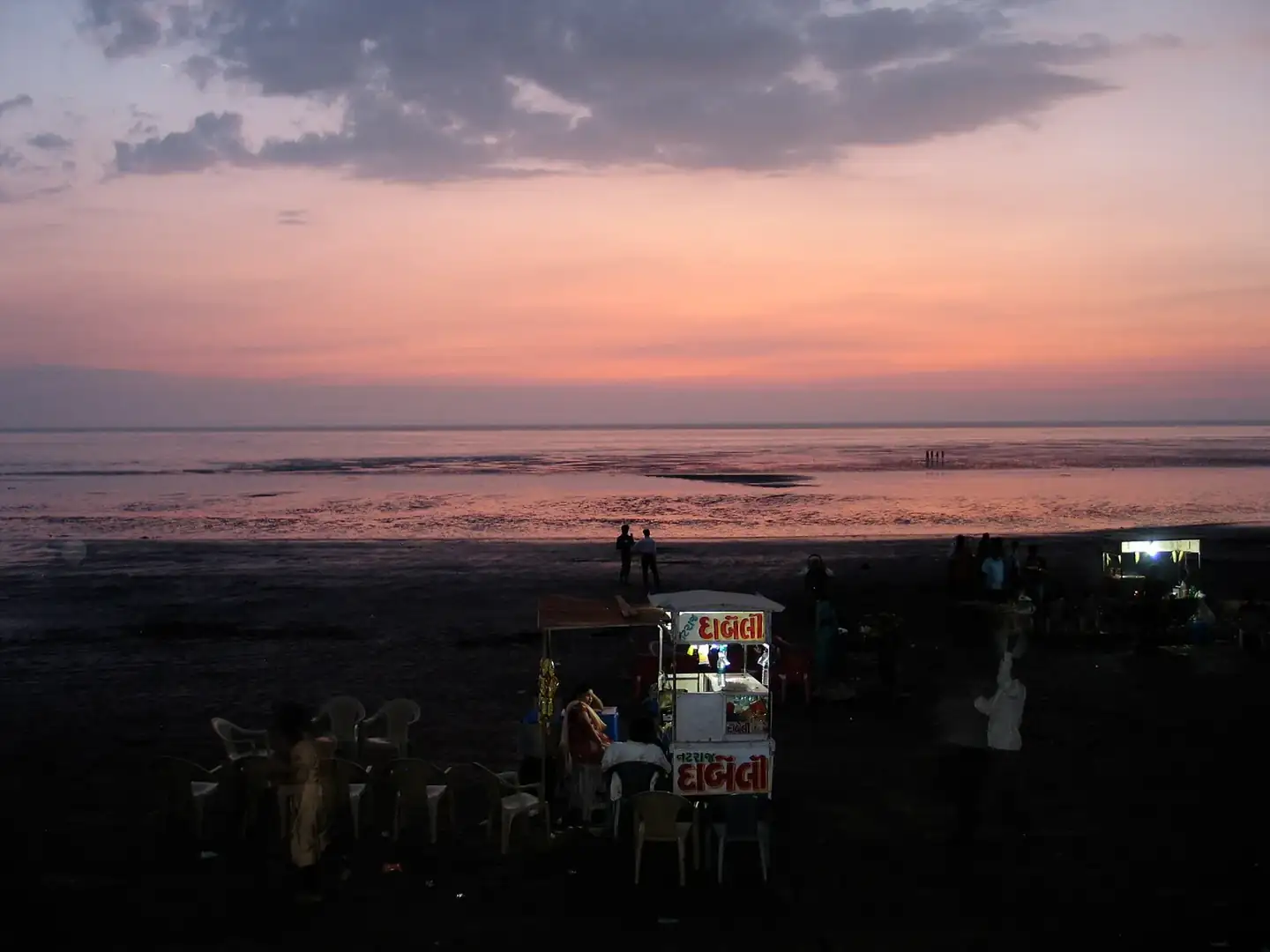 Tithal Beach Sun Set