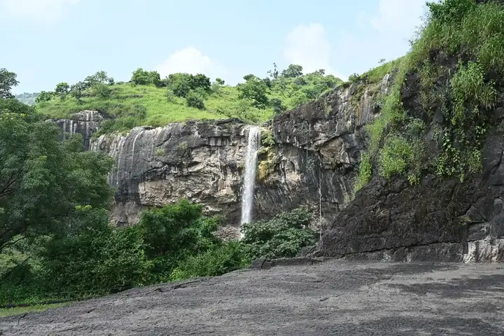 Ellora caves Waghora Waterfall