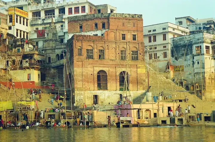 Bathing ghats, Ganges, Varanasi, October