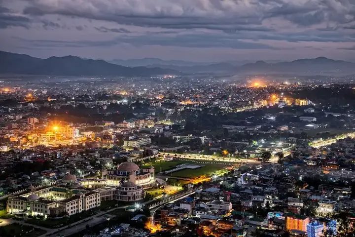 Imphal At Dusk