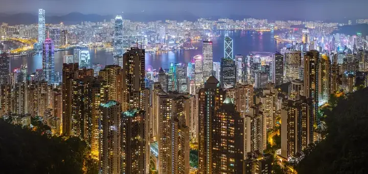 Hong Kong Harbour Night