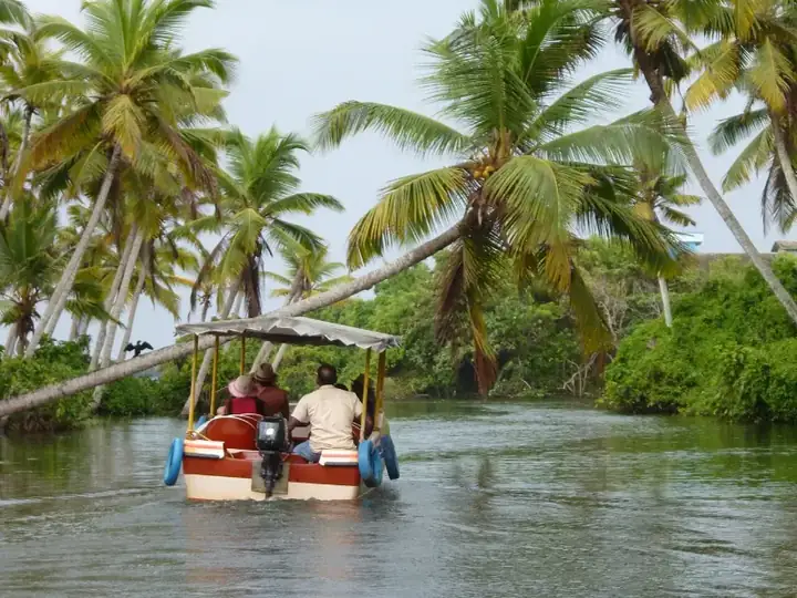 Poovar backwaters boat ride, Kerala, India