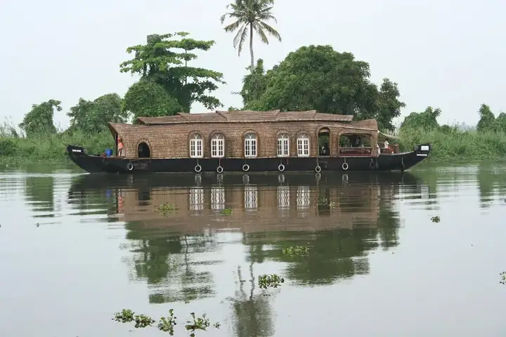 A Houseboat in Backwaters of Kerala
