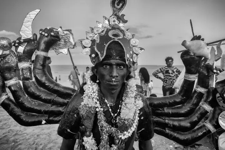 Dasara Devotee at Kulasekarapattinam