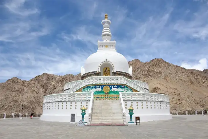 Shanti Stupa -Leh -Jammu and Kashmir
