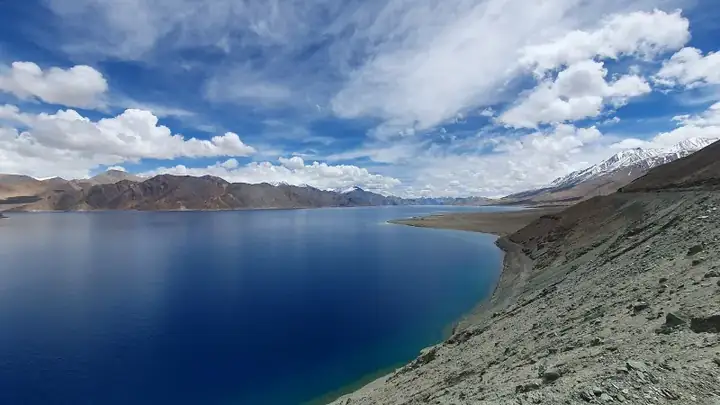 Pangong Tso in eastern Ladakh