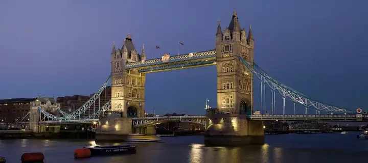 Tower Bridge London Dusk Feb