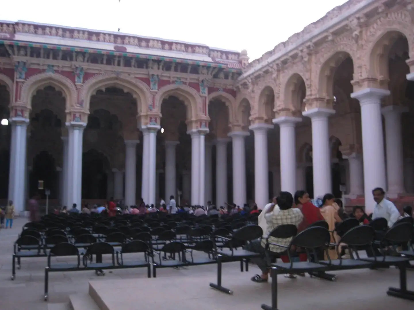 Thirumalai Nayakar Mahal courtyard