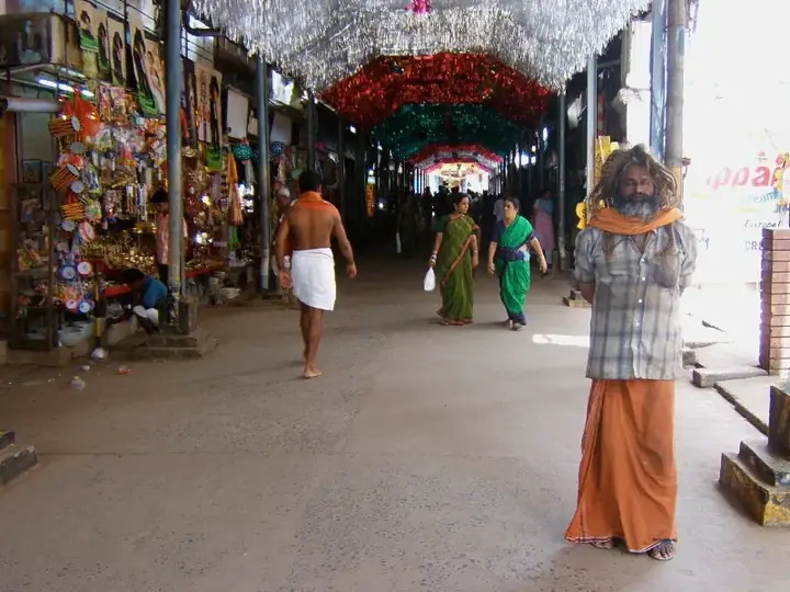 Sadhu at Guruvayur Temple