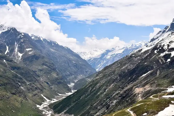 Chandra River from Rohtang Himachal