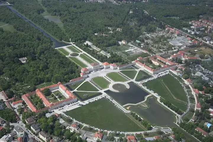 Aerial image of Schloss Nymphenburg