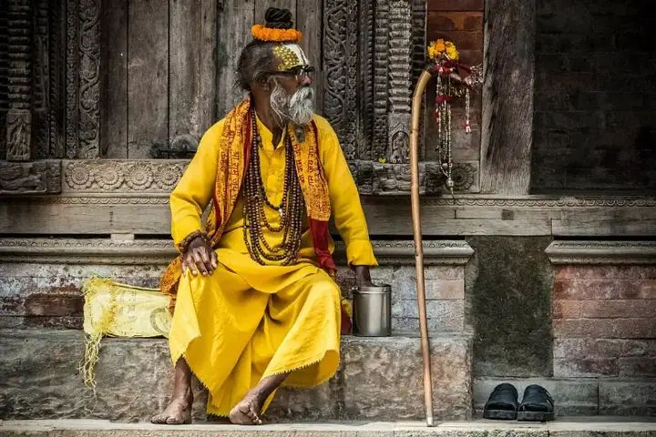 Saddhu at Durbar Square, Kathmandu