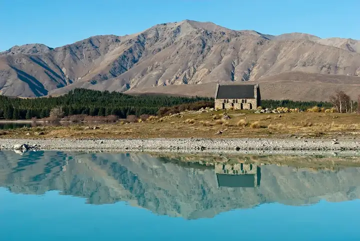 Church of the Good Shepherd on the shore of Lake Tekapo