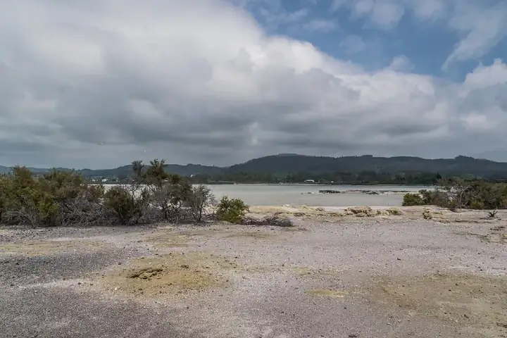 Lake Rotorua in Rotorua