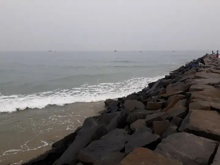 Serenity Beach at Kottakuppam, Tamil Nadu near Pondicherry