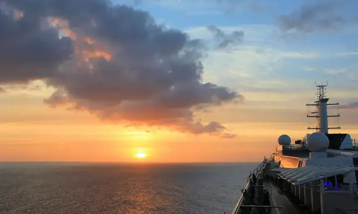 Cruise Ship Caribbean Sunrise