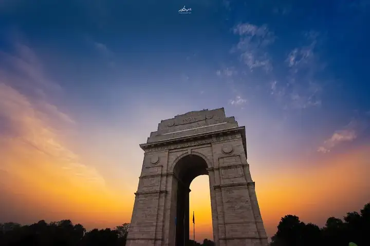India Gate on an evening