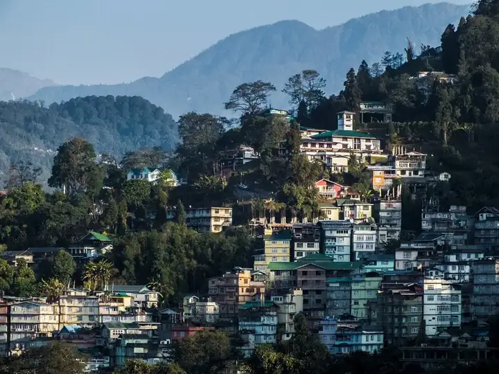 Gangtok from Tibet Road