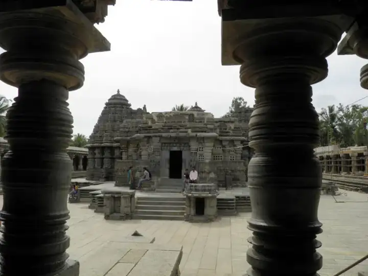 View from entrance, Keshava Temple, Somanathapura