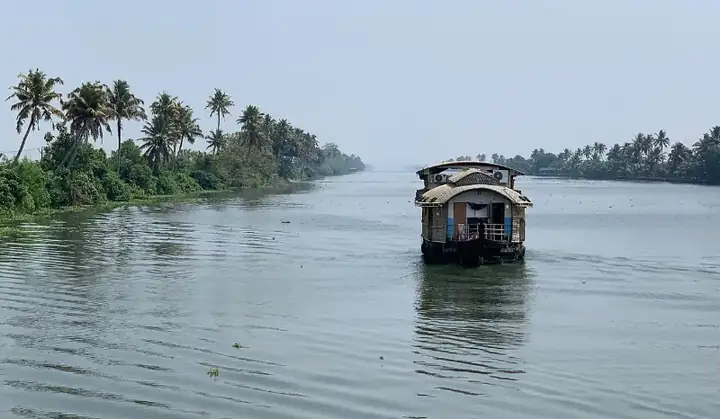 Houseboat on Alleppey backwaters