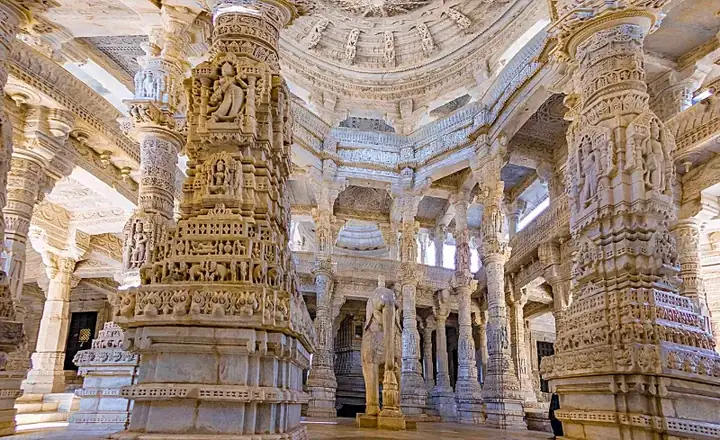 Pillars of Ranakpur Jain Temple