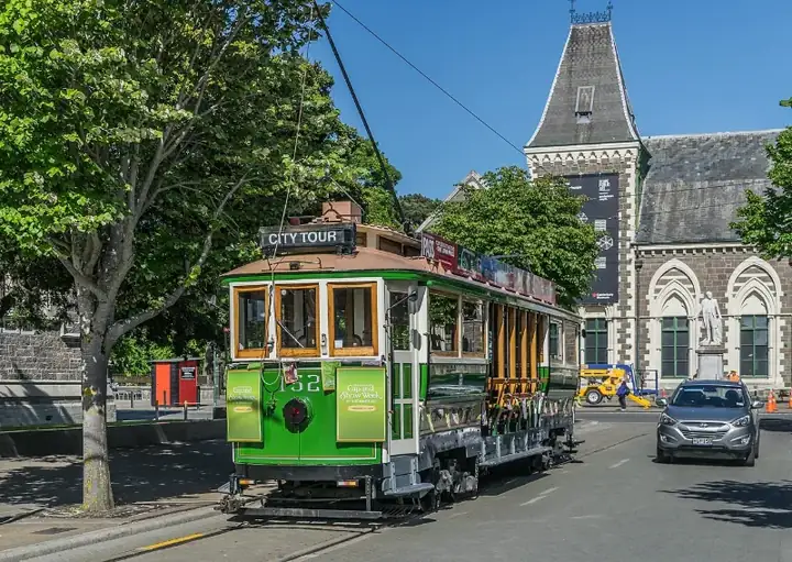 Christchurch Tram at Worcester Street