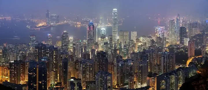 Hong Kong Skyline Restitch - Dec